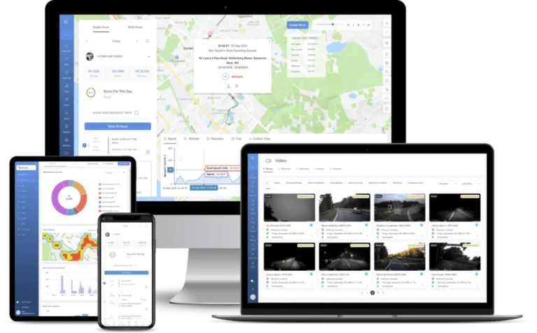 GeoGuard tracking on desktop, laptop, tablet and phone